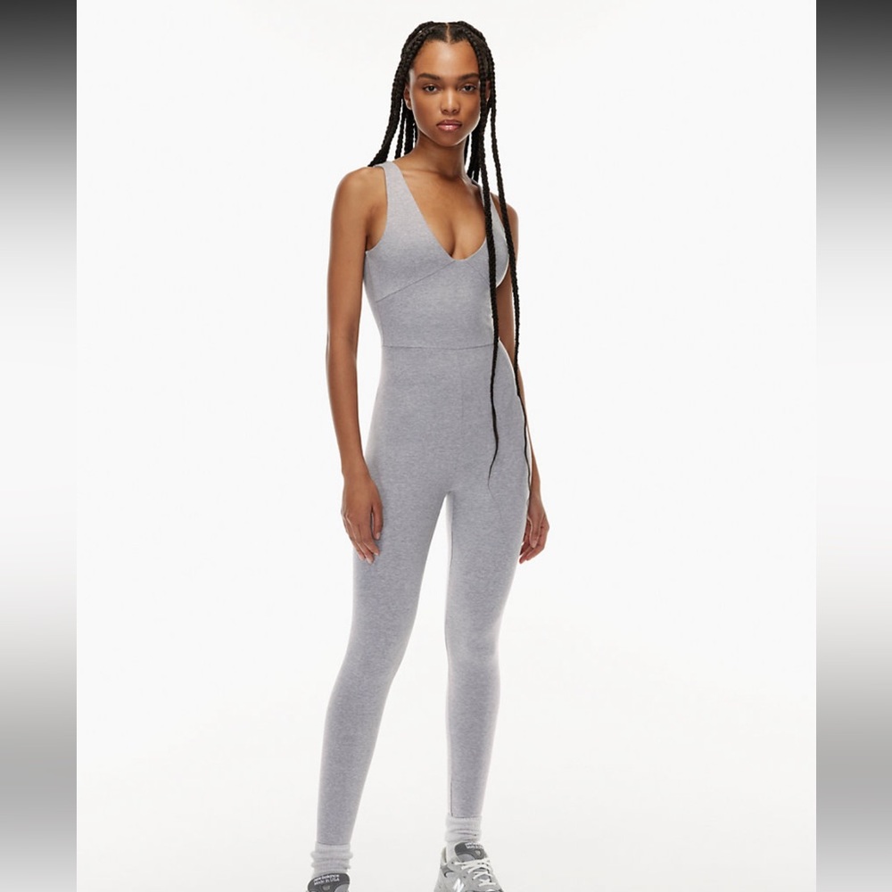 Aritzia Soft Contour v neck Jumosuit